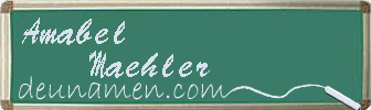 Amabel Maehler Visitenkarte